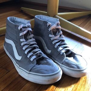 Grey High Top Vans